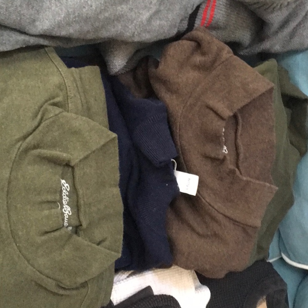4 men’s turtle necks sweater exc cond all 4 $60